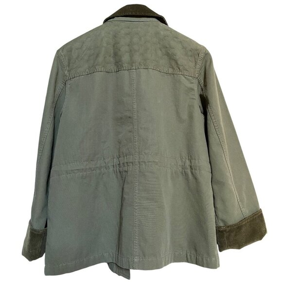 Coach Oversized Field Jacket sz M Green Utility Chore Coat - Picture 2 of 14